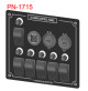Switch Panel - Rocker Switch with 6 Panels - voltmeter - USB Socket - PN-1715 - ASM